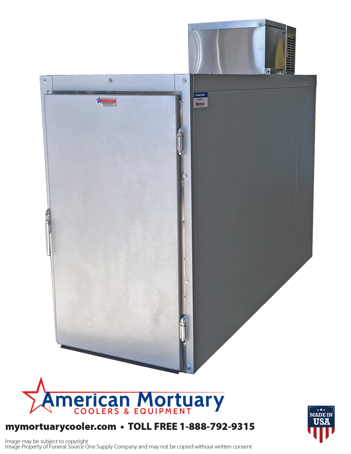 2 Body Mortuary Cooler AMC Model #2BR